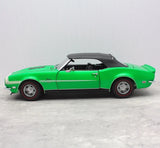 [Exact Detail] 1:18 Chevrolet 1968 Camaro RS/SS Green Model Car Die-Cast
