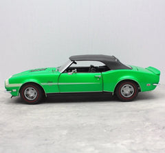 [Exact Detail] 1:18 Chevrolet 1968 Camaro RS/SS Green Model Car Die-Cast