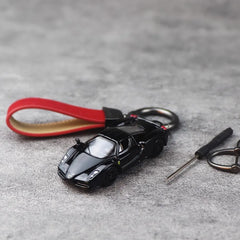 Ferrari Enzo svart Keychain 1:64 modellbil Keychain