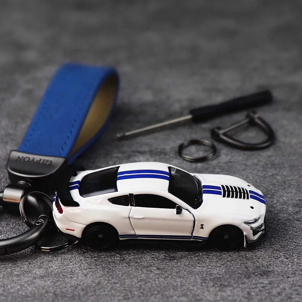 Ford Mustang Shelby GT500 Keychain 1:64 Model Car Keychain