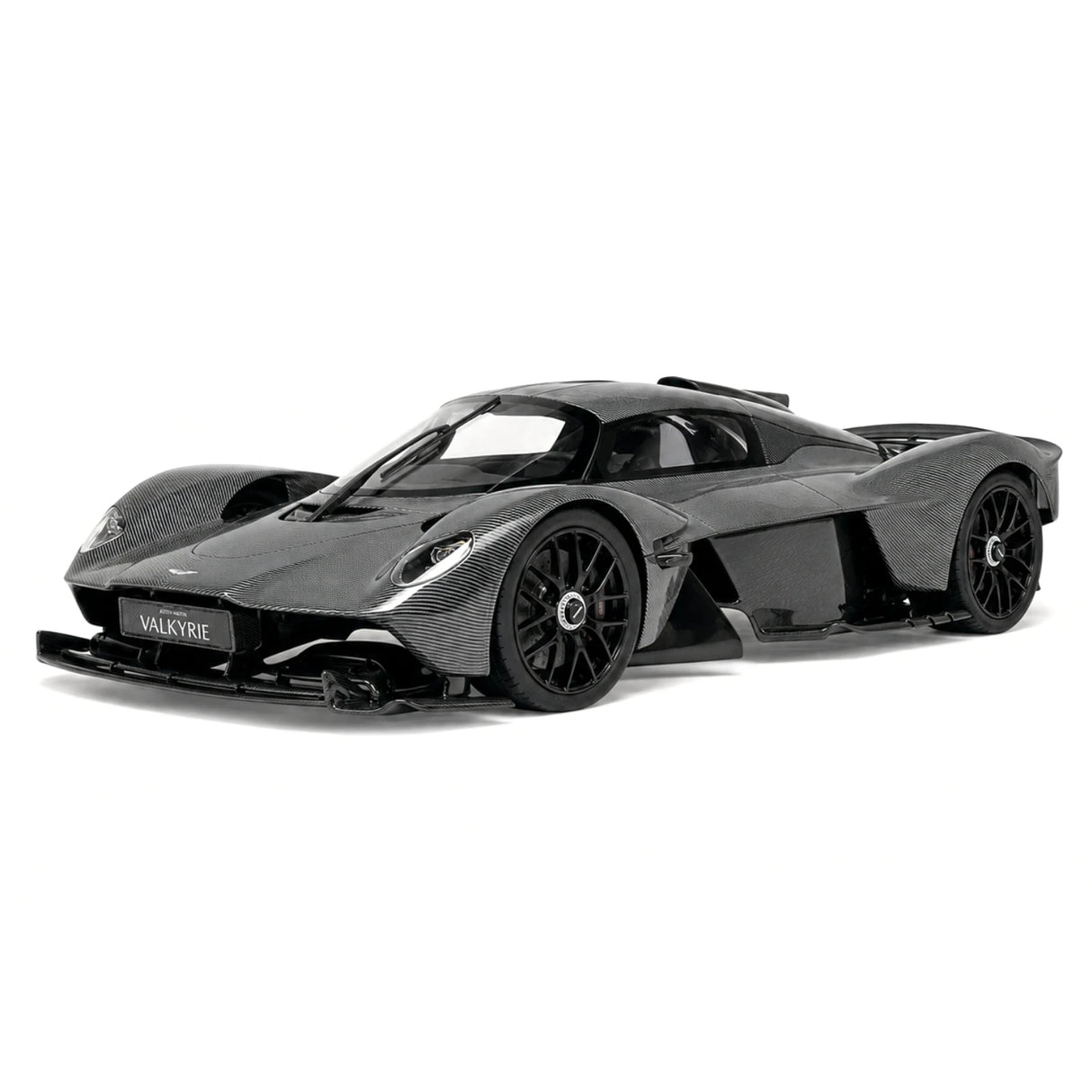 FrontiArt Aston Martin 2021 Valkyrie Carbon 1:18 – Verzamelbare Resin Modelresin Hars