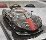 [FrontiArt] 1:18 Koenigsegg 2020 Jesko Absolut Glossy Black & Red Model Car Resin