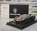[FrontiArt] 1:18 Koenigsegg 2020 Jesko Absolut Glossy Black & Red Model Car Resin