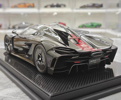 [FrontiArt] 1:18 Koenigsegg 2020 Jesko Absolut Glossy Black & Red Model Car Resin