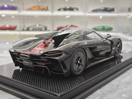 [FrontiArt] 1:18 Koenigsegg 2020 Jesko Absolut Glossy Black & Red Model Car Resin