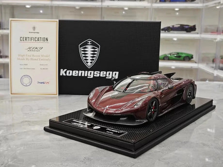 [FrontiArt] 1:18 Koenigsegg 2020 Jesko Absolut Glossy Wine Model Car Resin