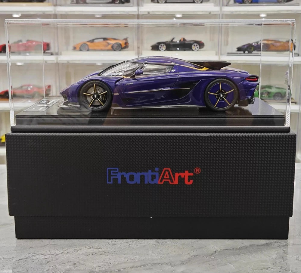 [FrontiArt] 1:18 Koenigsegg 2020 Jesko Absolut Glossy Blue Model Car Resin