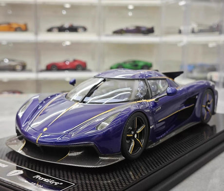 [FrontiArt] 1:18 Koenigsegg 2020 Jesko Absolut Glossy Blue Model Car Resin