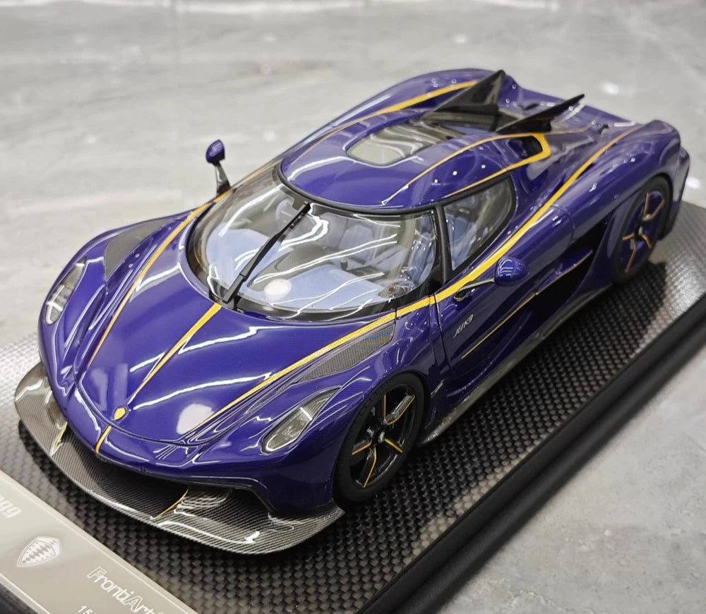 [FrontiArt] 1:18 Koenigsegg 2020 Jesko Absolut Glossy Blue Model Car Resin