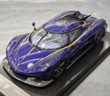 [FrontiArt] 1:18 Koenigsegg 2020 Jesko Absolut Glossy Blue Model Car Resin