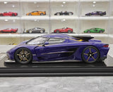 [FrontiArt] 1:18 Koenigsegg 2020 Jesko Absolut Glossy Blue Model Car Resin