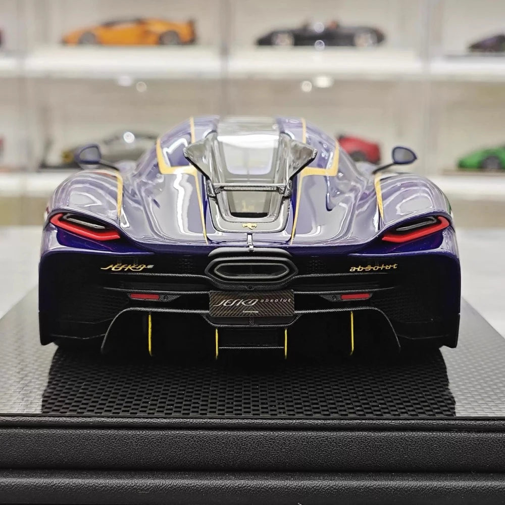 [FrontiArt] 1:18 Koenigsegg 2020 Jesko Absolut Glossy Blue Model Car Resin