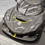 [FrontiArt] 1:18 Koenigsegg 2020 Jesko Attack Black Carbon Fiber Model Car Resin