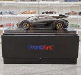[FrontiArt] 1:18 Koenigsegg 2020 Jesko Attack Black Carbon Fiber Model Car Resin