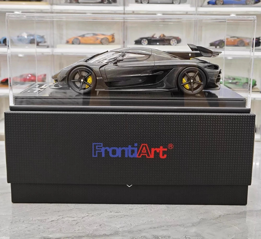[FrontiArt] 1:18 Koenigsegg 2020 Jesko Attack Black Carbon Fiber Model Car Resin