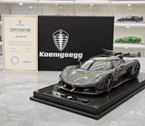 [FrontiArt] 1:18 Koenigsegg 2020 Jesko Attack Black Carbon Fiber Model Car Resin