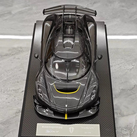 [FrontiArt] 1:18 Koenigsegg 2020 Jesko Attack Black Carbon Fiber Model Car Resin