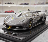 [FrontiArt] 1:18 Koenigsegg 2020 Jesko Attack Black Carbon Fiber Model Car Resin