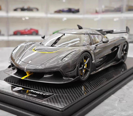 [FrontiArt] 1:18 Koenigsegg 2020 Jesko Attack Black Carbon Fiber Model Car Resin