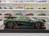 [FrontiArt] 1:18 Koenigsegg 2020 Jesko Attack Glossy Green & Orange Model Car Resin