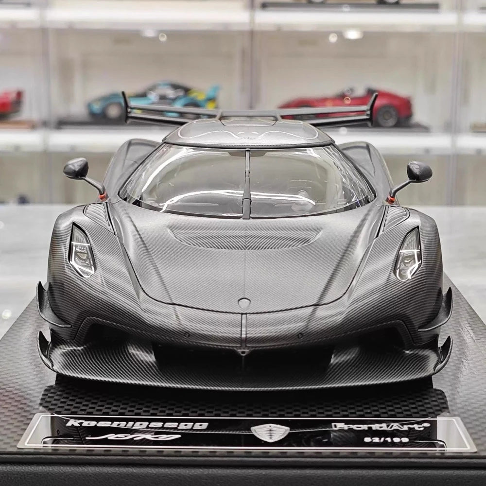 [FrontiArt] 1:18 Koenigsegg 2020 Jesko Attack Matte Black Model Car Resin