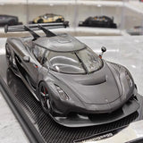 [FrontiArt] 1:18 Koenigsegg 2020 Jesko Attack matt svart modellbil harts