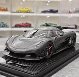 [FrontiArt] 1:18 Koenigsegg 2020 Jesko Attack matt svart modellbil harts