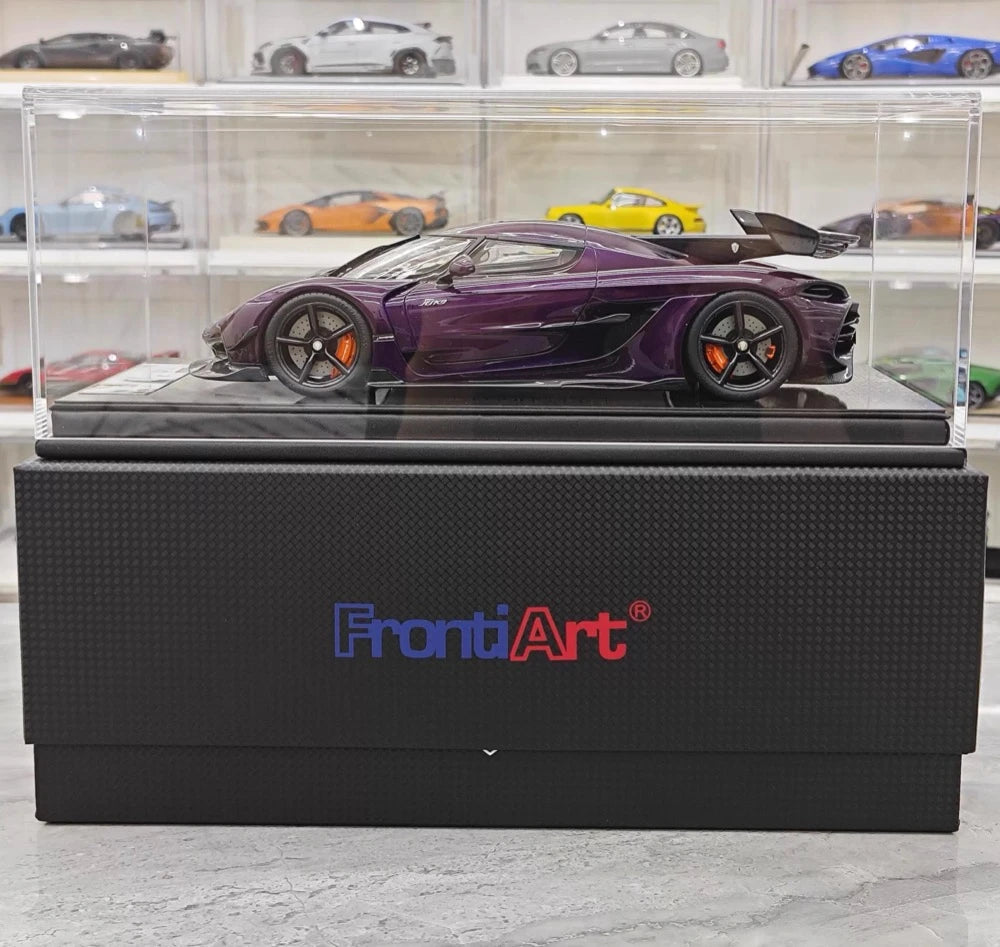 [FrontiArt] 1:18 Koenigsegg 2020 Jesko Attack Glossy Purple Model Car Resin