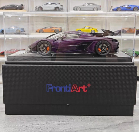 [FrontiArt] 1:18 Koenigsegg 2020 Jesko Attack Glossy Purple Model Car Resin