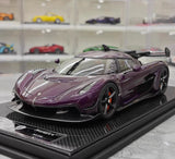 [FrontiArt] 1:18 Koenigsegg 2020 Jesko Attack Glossy Purple Model Car Resin