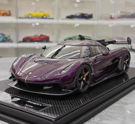 [FrontiArt] 1:18 Koenigsegg 2020 Jesko Attack Glossy Purple Model Car Resin