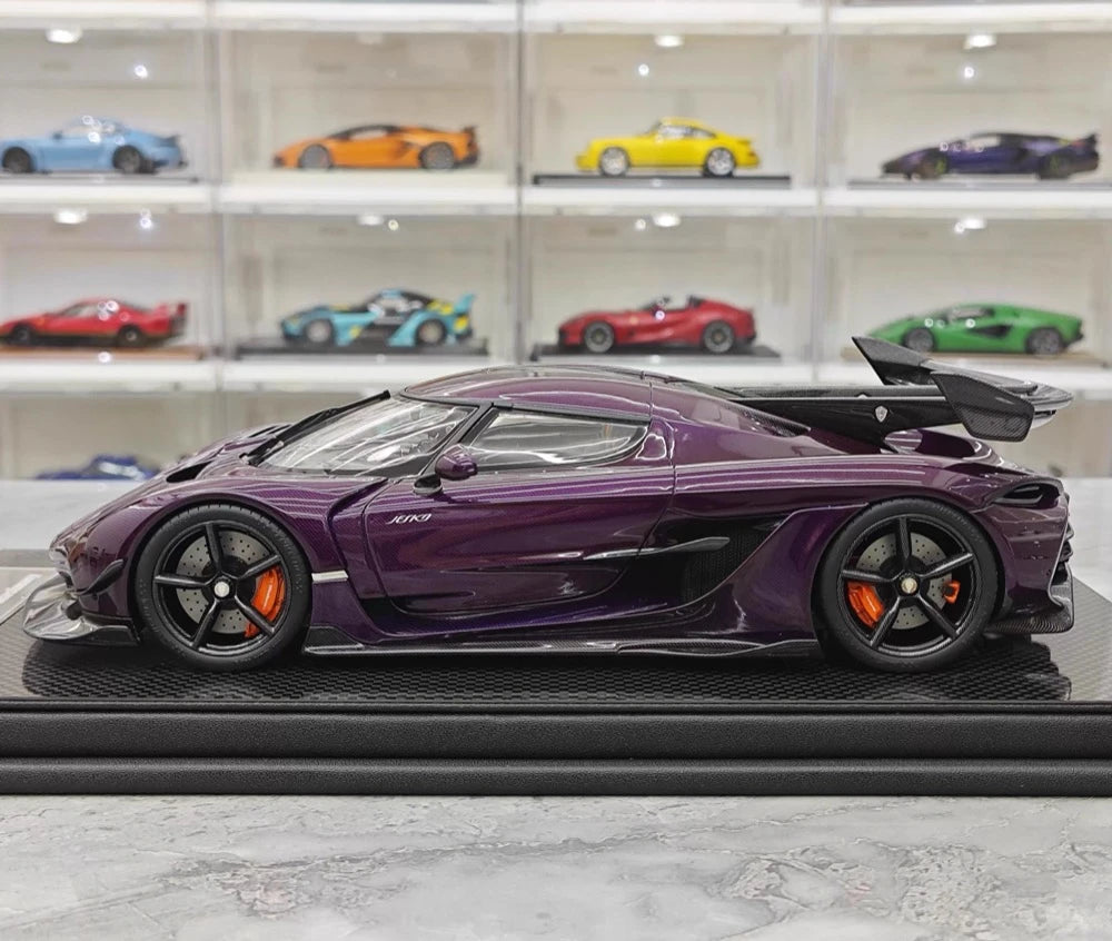 [FrontiArt] 1:18 Koenigsegg 2020 Jesko Attack Glossy Purple Model Car Resin