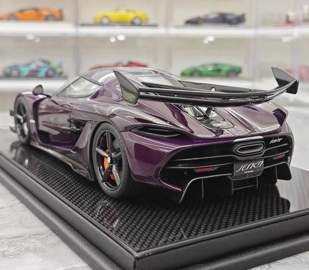 [FrontiArt] 1:18 Koenigsegg 2020 Jesko Attack Glossy Purple Model Car Resin