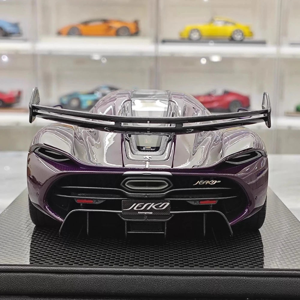 [FrontiArt] 1:18 Koenigsegg 2020 Jesko Attack Glossy Purple Model Car Resin