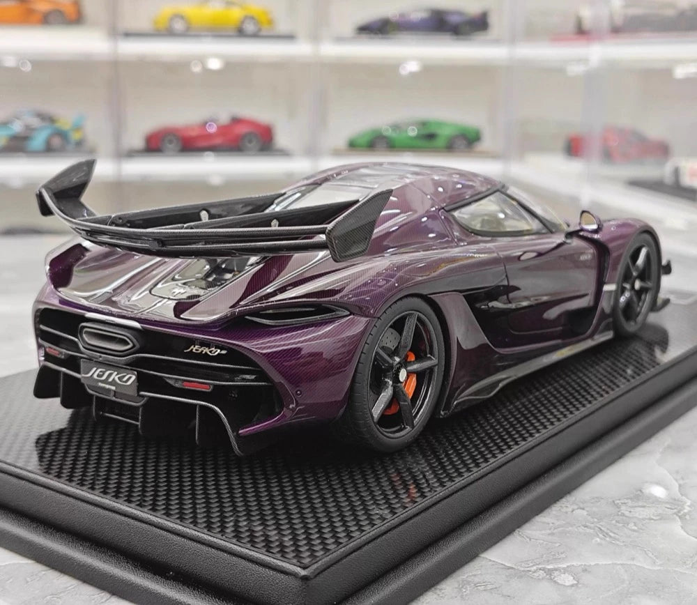 [FrontiArt] 1:18 Koenigsegg 2020 Jesko Attack Glossy Purple Model Car Resin