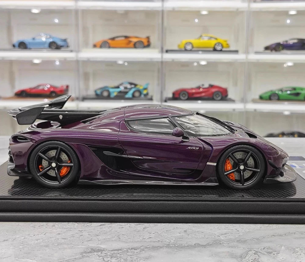 [FrontiArt] 1:18 Koenigsegg 2020 Jesko Attack Glossy Purple Model Car Resin