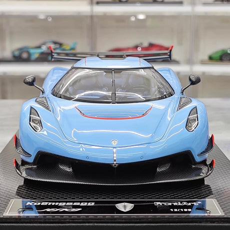 [FrontiArt] 1:18 Koenigsegg 2020 Jesko Attack Glossy Sky Blue Model Car Resin