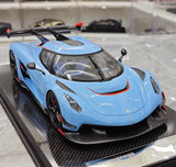 [FrontiArt] 1:18 Koenigsegg 2020 Jesko Attack Glossy Sky Blue Model Car Resin