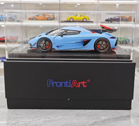 [FrontiArt] 1:18 Koenigsegg 2020 Jesko Attack Glossy Sky Blue Model Car Resin