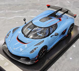[FrontiArt] 1:18 Koenigsegg 2020 Jesko Attack Glossy Sky Blue Model Car Resin