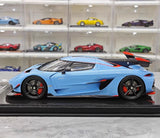 [FrontiArt] 1:18 Koenigsegg 2020 Jesko Attack Glossy Sky Blue Model Car Resin