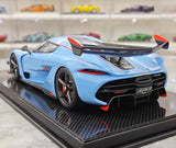 [FrontiArt] 1:18 Koenigsegg 2020 Jesko Attack Glossy Sky Blue Model Car Resin
