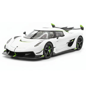 [FrontiArt] 1:18 Koenigsegg 2020 Jesko Attack Glossy White & Green Model Car Resin