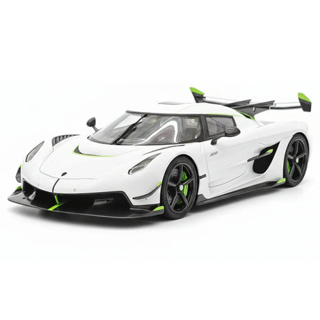 [FrontiArt] 1:18 Koenigsegg 2020 Jesko Attack Glossy White & Green Model Car Resin