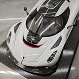 [FrontiArt] 1:18 Koenigsegg 2020 Jesko Attack Glossy White & Red Model Car Resin