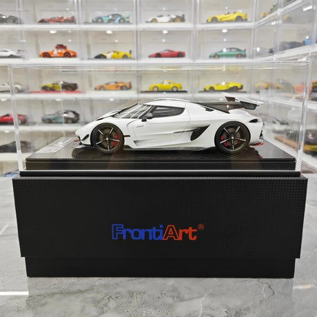 [FrontiArt] 1:18 Koenigsegg 2020 Jesko Attack Glossy White & Red Model Car Resin