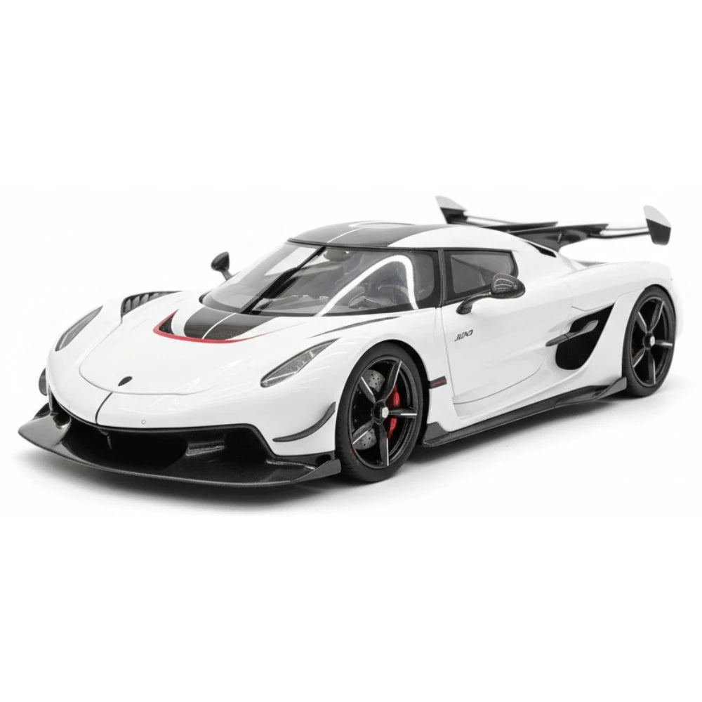 [FrontiArt] 1:18 Koenigsegg 2020 Jesko Attack Glossy White & Red Model Car Resin