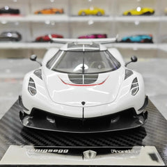 [FrontiArt] 1:18 Koenigsegg 2020 Jesko Attack Glossy White & Red Model Car Resin