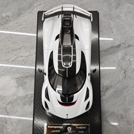 [FrontiArt] 1:18 Koenigsegg 2020 Jesko Attack Glossy White & Red Model Car Resin