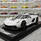 [FrontiArt] 1:18 Koenigsegg 2020 Jesko Attack Glossy White & Red Model Car Resin